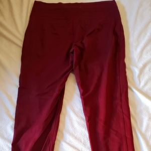 Burgundy pants